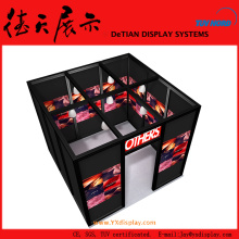 3x3 20x20 Cool Cube Surrounded Walls Black Open Air Photo Booth